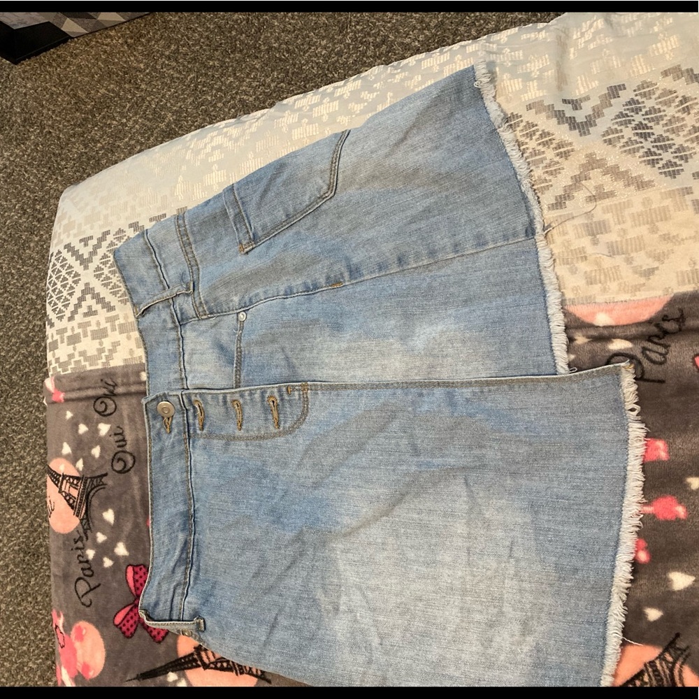 Blue skirt